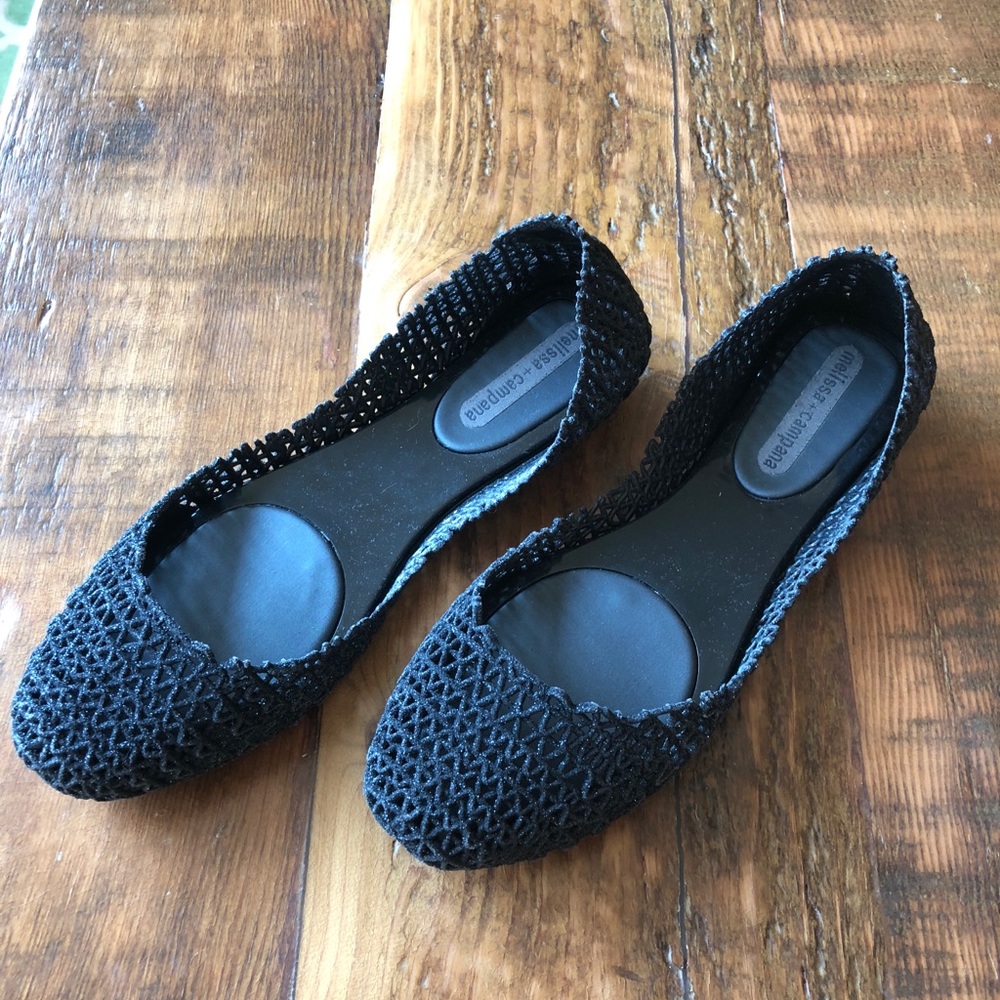 Melissa + campana jelly flats size 9